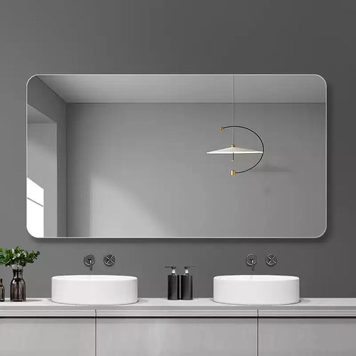 40 x 30 inch Wall-Mounted Bathroom Vanity Mirror for Bathroom Anti-Fog Waterproof
