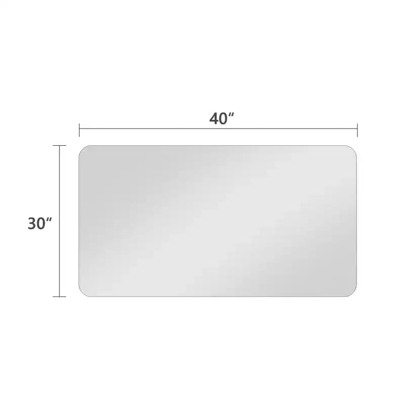 Miroir de courtoisie mural de 40 x 30 pouces pour salle de bain, anti-buée, étanche
