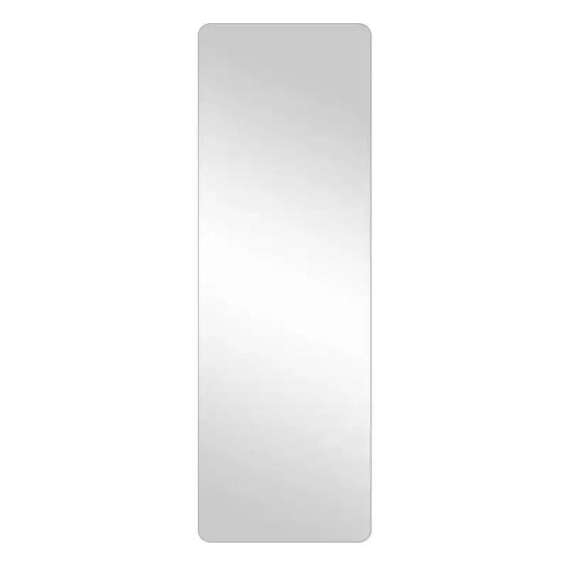 Miroir mural pleine longueur à coins ronds transparents de 60 x 15 pouces pour salon, chambre à coucher, vestiaire, avec trou de suspension