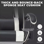 Chaise de jeu pivotante et réglable Okak avec appuie-tête et support lombaire, chaise de bureau ergonomique pour adultes