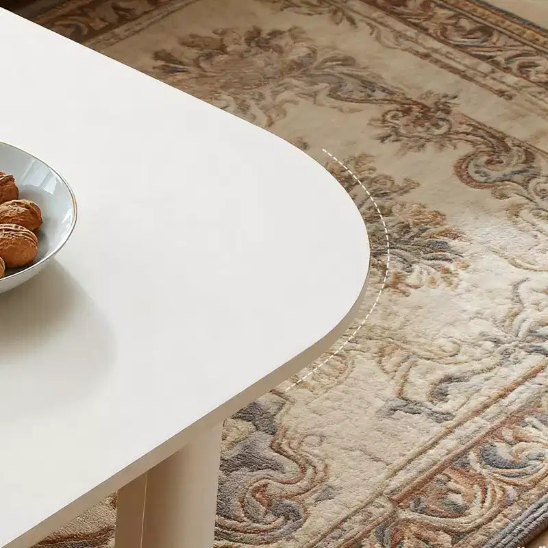 35 Table basse moderne en forme de L, peinture verte, multicouche, combinable, peu encombrante, blanche