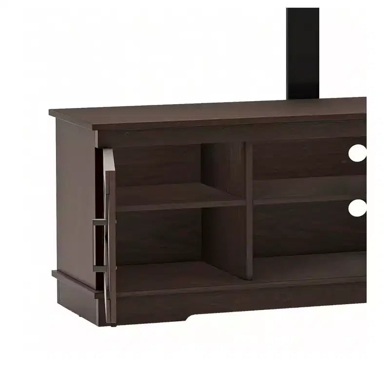 Meuble TV de ferme avec support pour téléviseur 70 pouces, centre de divertissement, console multimédia avec support réglable en hauteur pour salon