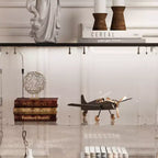 Vitrine en verre Famapy avec lumières LED et portes verrouillables - Bibliothèque vitrine avec lumière