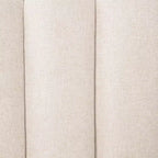 Lit en bois Queen size Luxystar avec tête de lit capitonnée style touches de piano et cadre de lit renforcé, couleur blé