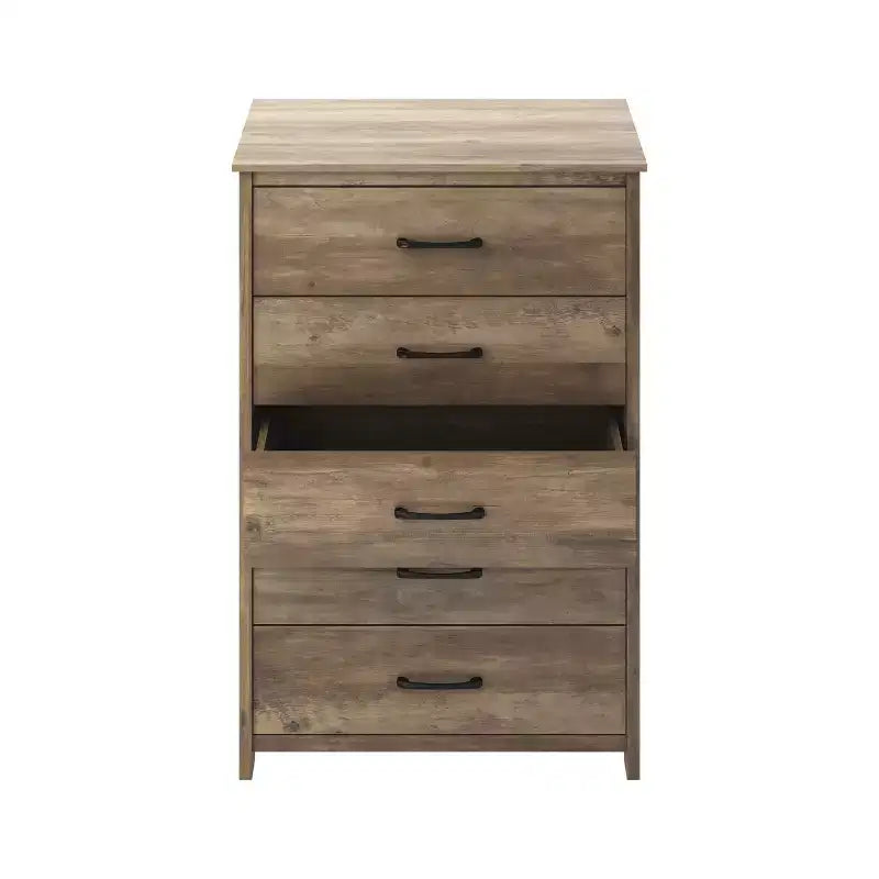 Commode Galano à 5 tiroirs de faible profondeur 31,3 L 15,6 P 47,7 H