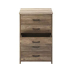 Commode Galano à 5 tiroirs de faible profondeur 31,3 L 15,6 P 47,7 H