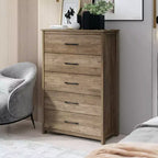 Commode Galano à 5 tiroirs de faible profondeur 31,3 L 15,6 P 47,7 H