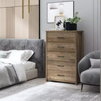 Commode Galano à 5 tiroirs de faible profondeur 31,3 L 15,6 P 47,7 H