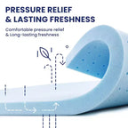 Matelas hybride King Whisen 14, matelas en mousse à mémoire de forme, ressorts ensachés, sans fibre de verre - Beige et Blanc