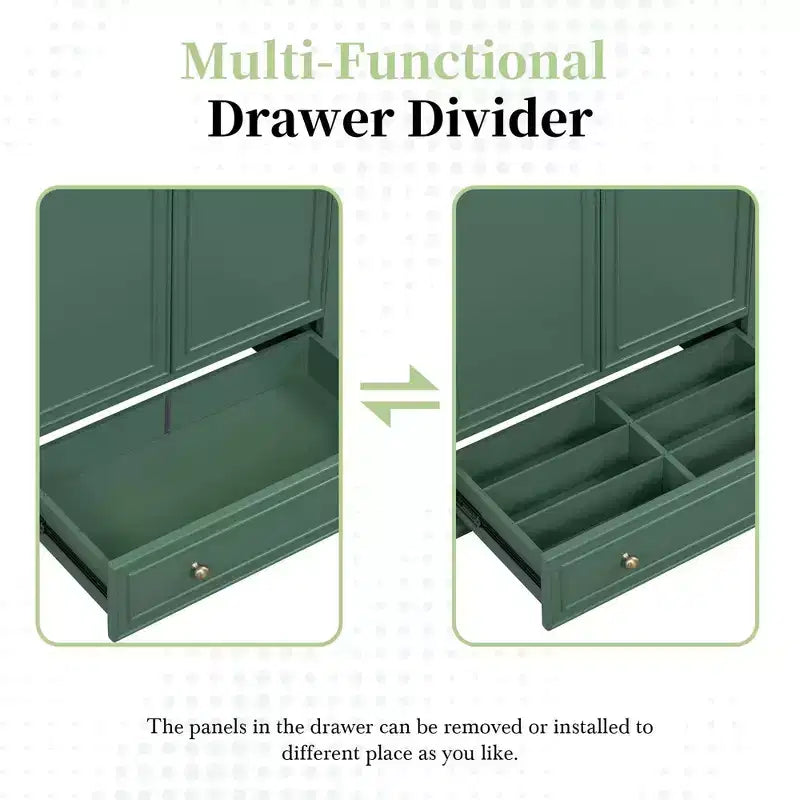 MAYEERTY Meuble-lavabo de salle de bain 30 po sans évier, portes d'armoire multifonctionnelles, tiroir, cadre solide en MDF noir