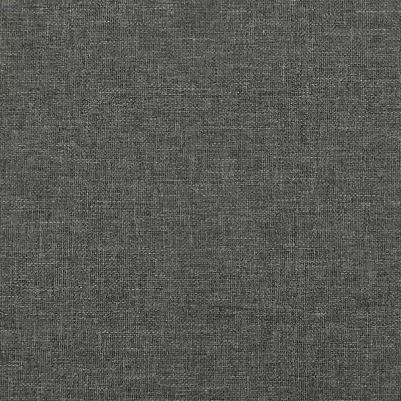 Cadre de lit Tissu gris foncé (100 % polyester), contreplaqué, bois composite