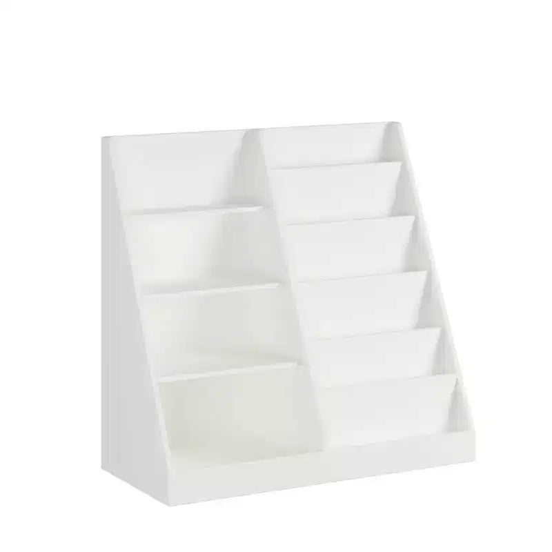 Étagère pour Livres et Jouets Homy Casa pour Enfants avec Étagères Ouvertes, Blanche