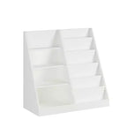 Étagère pour Livres et Jouets Homy Casa pour Enfants avec Étagères Ouvertes, Blanche