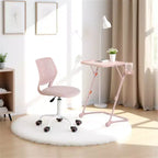 Bureau pliant réglable en hauteur FurnitureR avec plateau en PP, table de travail portable peu encombrante avec roulettes et tiroirs de rangement latéraux pour le bureau à domicile