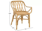 Fauteuil en rotin Serafima - ACH6702 - Safavieh