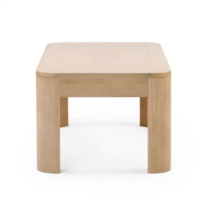Table Basse Rectangulaire Moderne à Bords Arrondis (1020mm x 510mm)