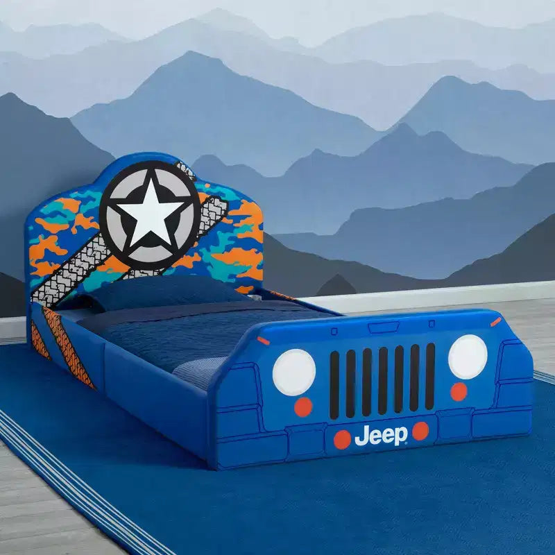 Lit Capitaine Rembourré Jeep Delta Children
