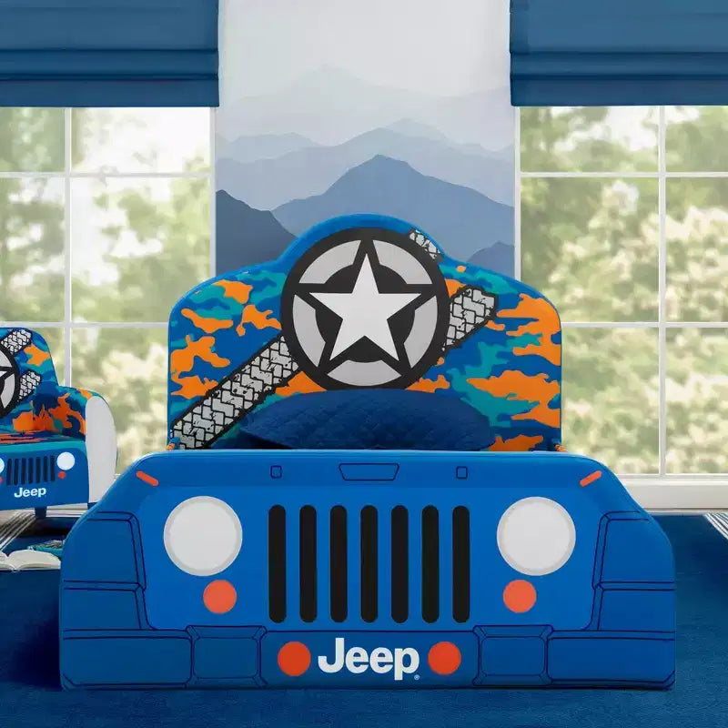 Lit Capitaine Rembourré Jeep Delta Children