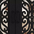 Garde-manger de cuisine 4 portes Galano avec étagères réglables, 80 cm (L) x 40 cm (P) x 162 cm (H)
