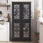 Galano 4-Door Kitchen Pantry with Adjustable Shelves, 31.4 W x 15.7 D x 63.6 H