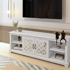 Meuble TV Galanp avec rangement à porte miroir 68,2 L 17,1 P 23,7 H