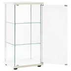 vidaXL Meuble de Rangement Bibliothèque Vitrine à 4 Étagères en Verre Trempé