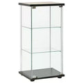 vidaXL Meuble de Rangement Bibliothèque Vitrine à 4 Étagères en Verre Trempé