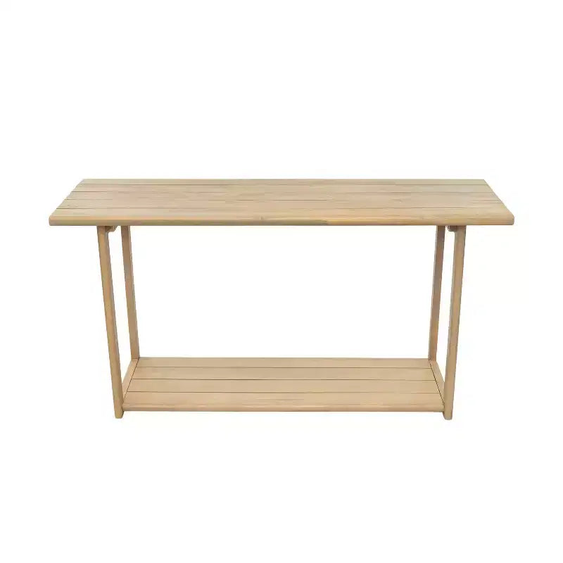 GDFStudio Sylas Console rectangulaire moderne 60 en bois d'acacia