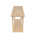 GDFStudio Sylas Console rectangulaire moderne 60 en bois d'acacia