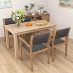 Chaise de salle à manger empilable Costway, lot de 4, avec dossier respirant et patins réglables