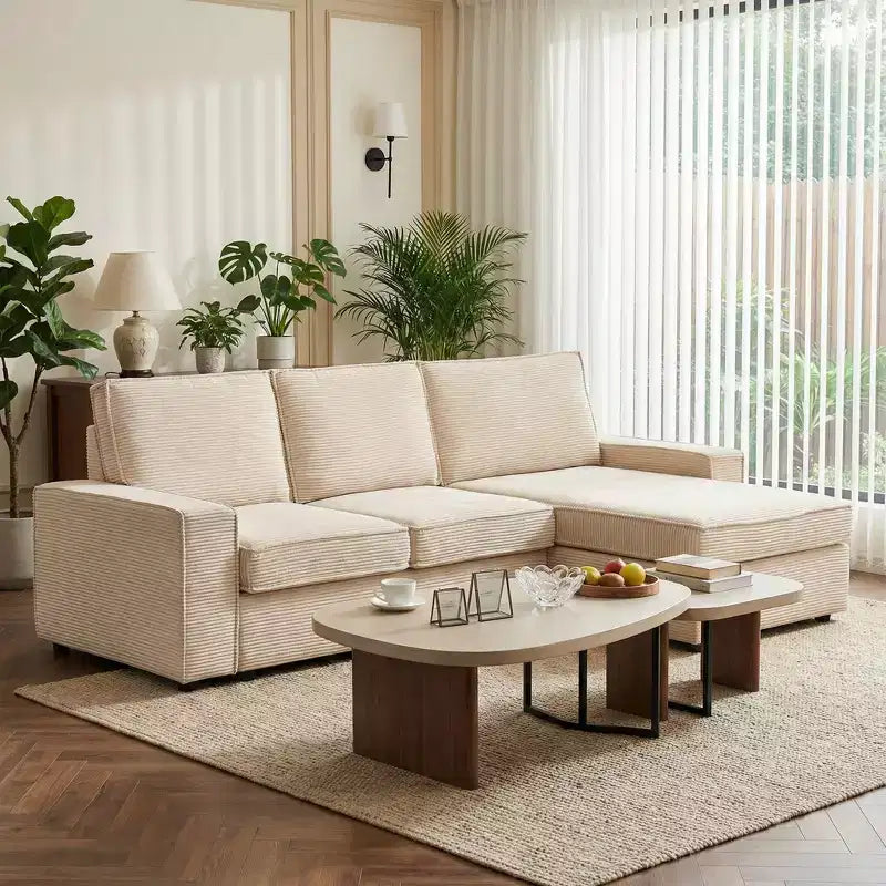 Canapé modulable en U/L avec housse amovible, canapé convertible moderne et profond, canapé-lit nuage confortable pour salon et bureau