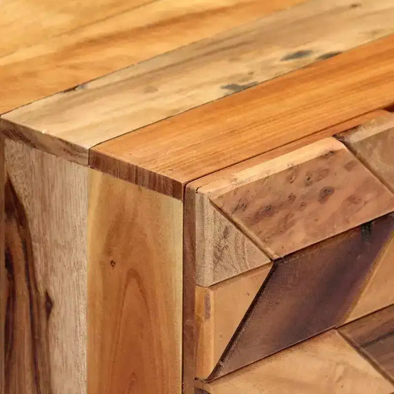 vidaXL Table de chevet 40x30x50 cm Bois de récupération massif