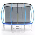 Outdoor Trampoline, 12FT Trampoline with Safety Enclosure - 440Lbs Capacity ASTM F2225-15 Certified No-Gap Net Rust-Resistant for Kids Adults