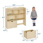 Organisateur de rangement pour jouets, étagère à livres pour enfants, armoire de rangement pour jouets, bibliothèque pour tout-petits pour chambre d'enfant, chambre à coucher, chambre de bébé, salon