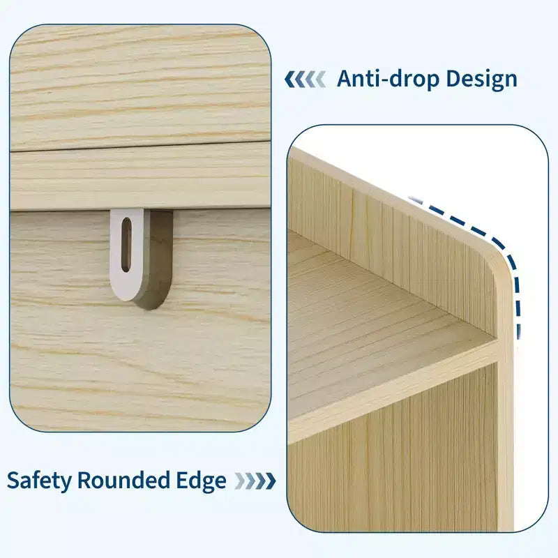 Organisateur de rangement pour jouets, étagère à livres pour enfants, armoire de rangement pour jouets, bibliothèque pour tout-petits pour chambre d'enfant, chambre à coucher, chambre de bébé, salon