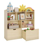Organisateur de rangement pour jouets, étagère à livres pour enfants, armoire de rangement pour jouets, bibliothèque pour tout-petits pour chambre d'enfant, chambre à coucher, chambre de bébé, salon