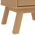 vidaXL Table de Chevet Table d'appoint Meuble de Chambre Bois Massif Pin - Marron