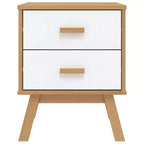 vidaXL Table de Chevet Table d'appoint Meuble de Chambre Bois Massif Pin - Marron