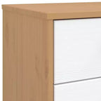vidaXL Table de Chevet Table d'appoint Meuble de Chambre Bois Massif Pin - Marron