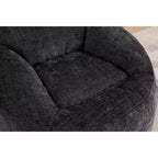 Okak Chaise Lounge Pouf en Chenille, Fauteuil de Sol Paresseux avec Rembourrage en Mousse, Fauteuil Confortable pour Adultes/Enfants pour Salon