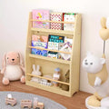 MAYEERTY 3 Tier Kids Book Shelf Book Rack, Help Keep Bedrooms Playrooms Natural