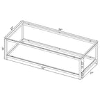 Coaster, Ensemble de 2 tables basses et d'appoint Trini nickel noir