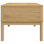 vidaXL Table basse rangement meuble d'appoint salon bois de pin massif