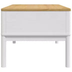 vidaXL Table basse rangement meuble d'appoint salon bois de pin massif