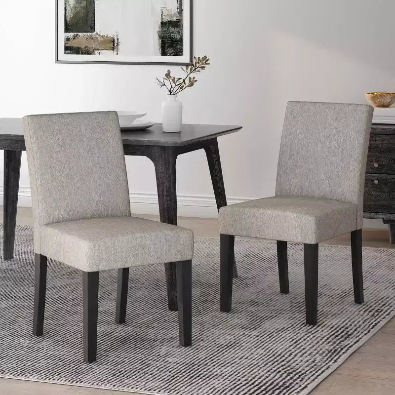 MAYEERTY Chaise de salle à manger classique, cadre robuste, assise confortable, sièges de salle à manger