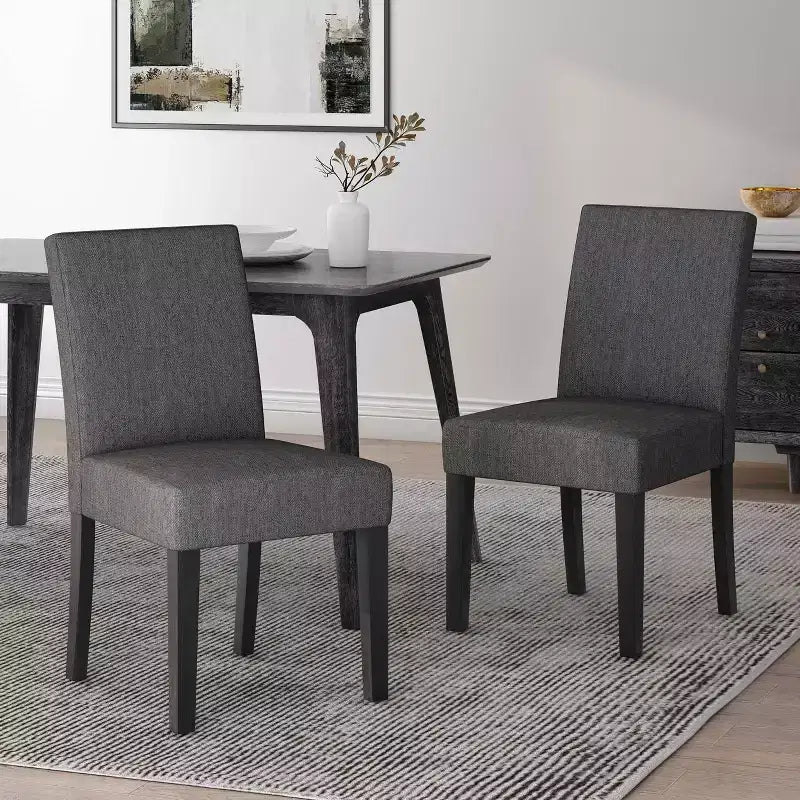 MAYEERTY Classic Dining Chair, Sturdy Frame Comfortable Seat, Dining Room Seating