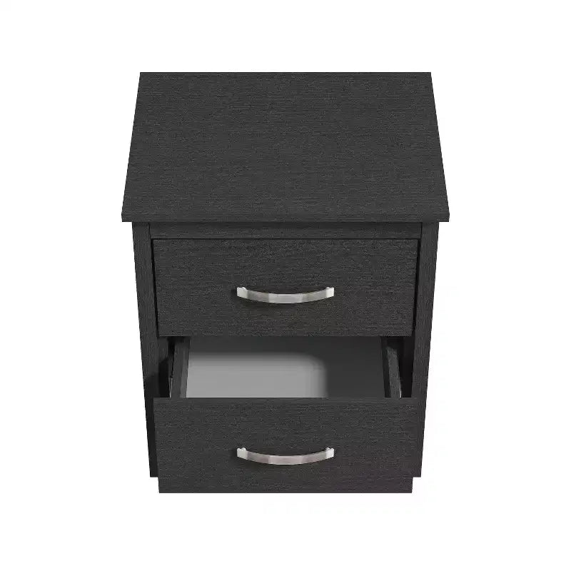 Table de chevet moderne Galano avec 2 tiroirs et rangement, lot de 2, 47,5 cm L x 39,9 cm P x 55,6 cm H