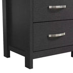 Table de chevet moderne Galano avec 2 tiroirs et rangement, lot de 2, 47,5 cm L x 39,9 cm P x 55,6 cm H