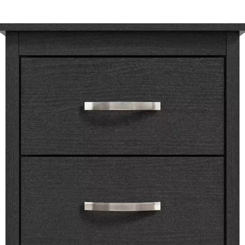 Table de chevet moderne Galano avec 2 tiroirs et rangement, lot de 2, 47,5 cm L x 39,9 cm P x 55,6 cm H