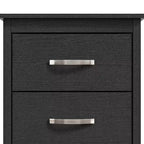 Table de chevet moderne Galano avec 2 tiroirs et rangement, lot de 2, 47,5 cm L x 39,9 cm P x 55,6 cm H